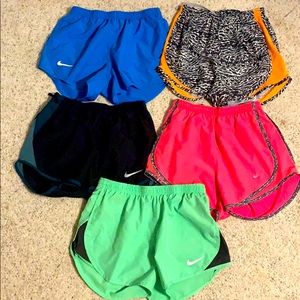 5 nike running shorts